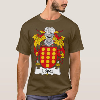 Lopez Coat of Arms Family Crest  T-Shirt