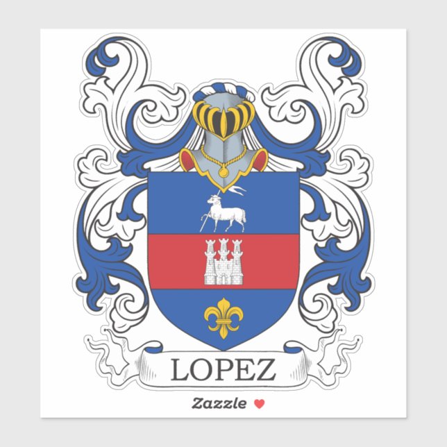 Lopez Family Crest (Sheet)