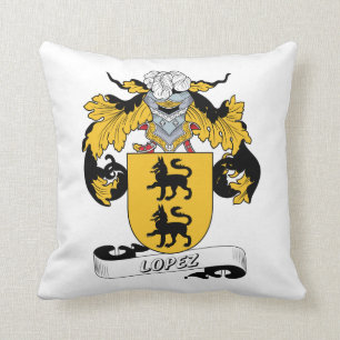 Lopez Family Crest Cushion