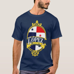 Lopez Family Panama Flag T-Shirt