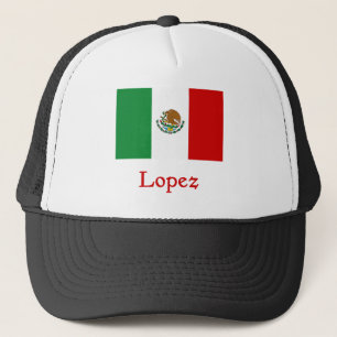 Lopez Mexican Flag Trucker Hat