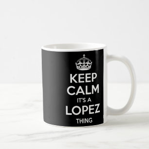 Lopez Surname Funny Family Tree Birthday Reunion G Coffee Mug