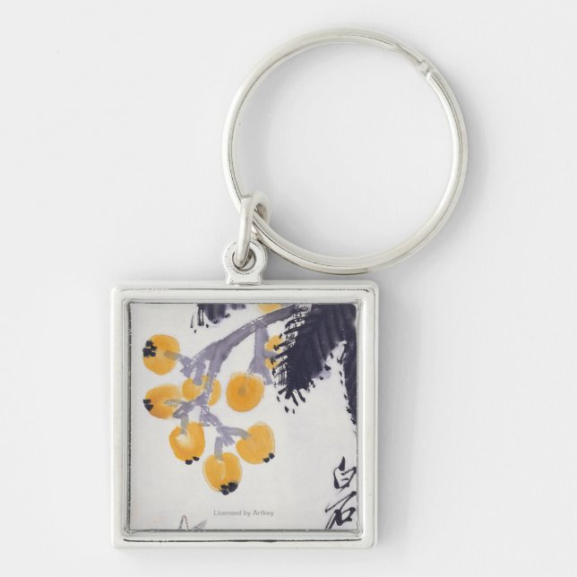 Loquats and a Grasshopper Key Ring (Front)