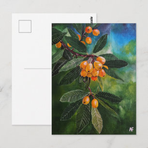 Loquats in April Spring Painting by Alfred Fox Postcard