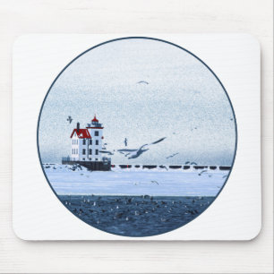 Lorain Lighthouse Mouse Pad
