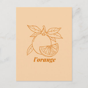 L'orange Holiday Postcard