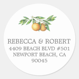 L'Orangerie Address Label