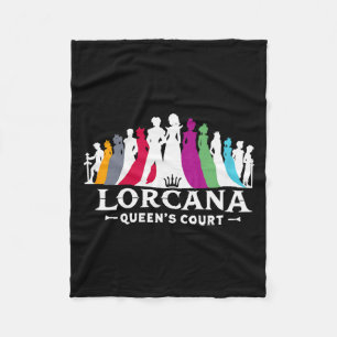 Lorcana Queen's Court  Fleece Blanket