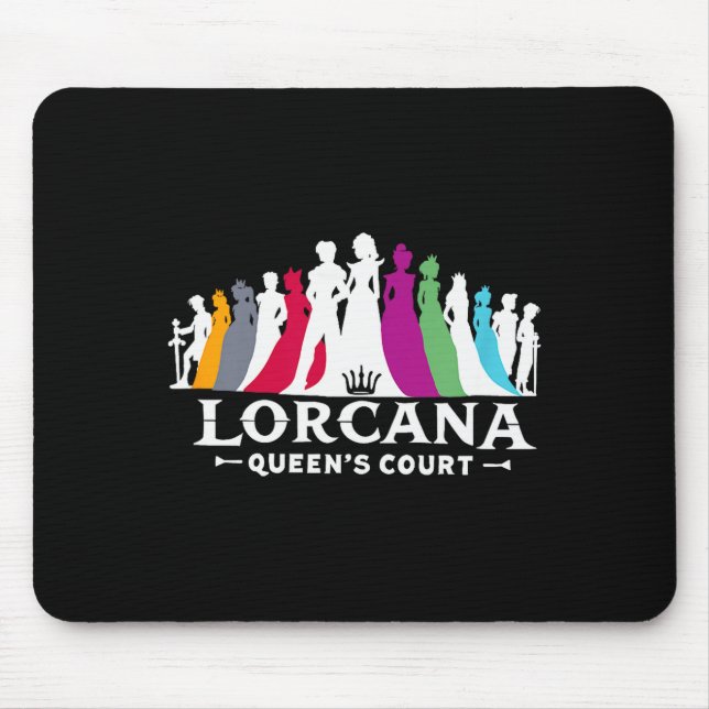 Lorcana Queen's Court  Mouse Pad (Front)