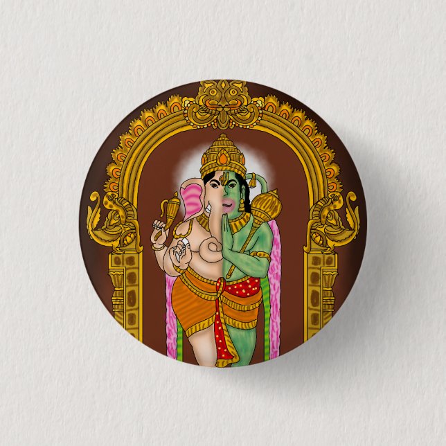 Lord Adhyanta Prabhu Button (Front)