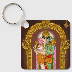 Lord Adhyanta Prabhu Keychain