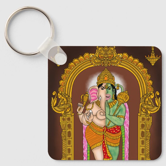 Lord Adhyanta Prabhu Keychain (Front)