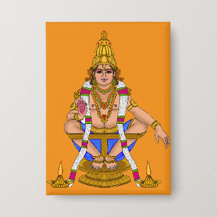 Lord Ayyappan Button