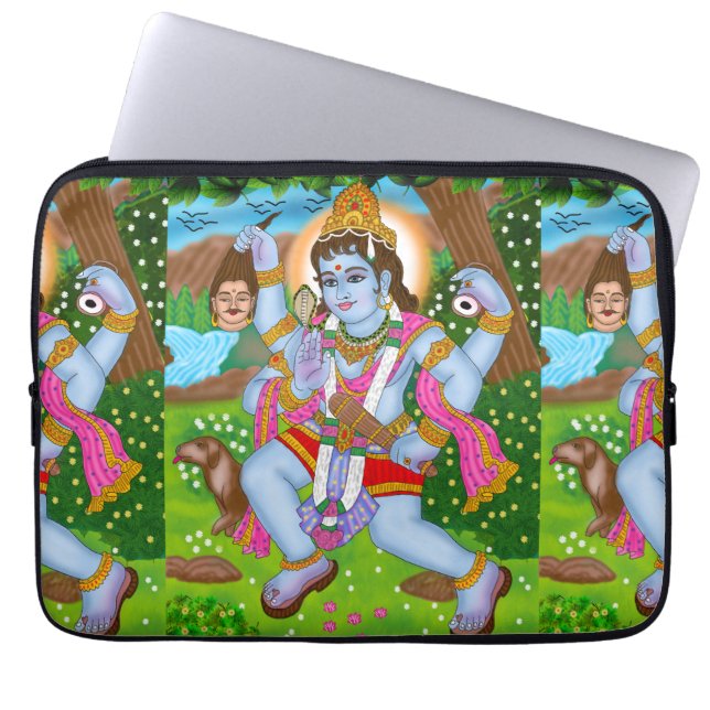 Lord Bairava Laptop Case (Front)