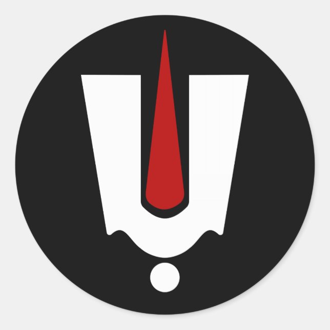 Lord Balaji Tilak Classic Round Sticker (Front)