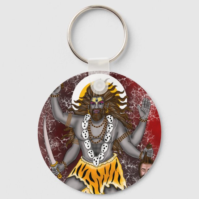 Lord Bhairava Keychain (Front)