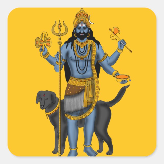 Lord Bhairava Sticker (Front)