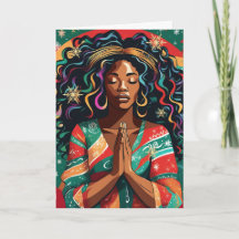 Lord Bless and Keep You Christmas Black Woman