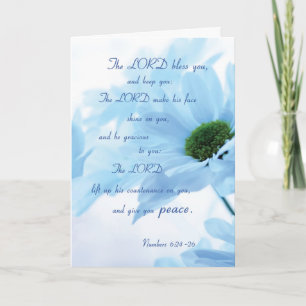 Lord Bless and Keep You, Religious Thinking of You Card