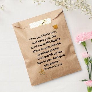 Lord Blessing Keep You Numbers Favour Bag