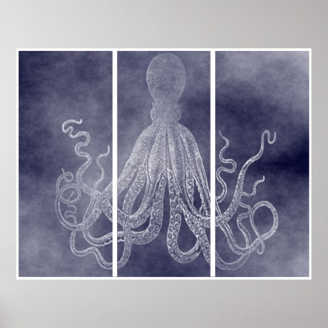 Lord Bodner Triptych In Violet Poster (Front)