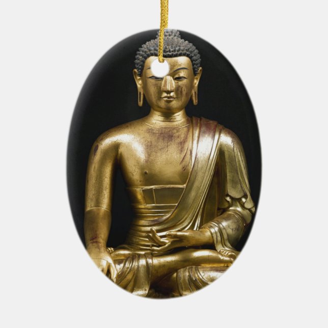 Lord Buddha Ceramic Ornament (Front)