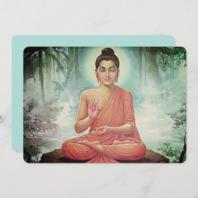 Lord Buddha - Greeting Card (Front/Back)