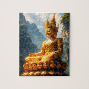 Lord Buddha of the Golden Land Jigsaw Puzzle