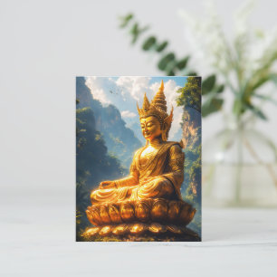 Lord Buddha of the Golden Land Postcard