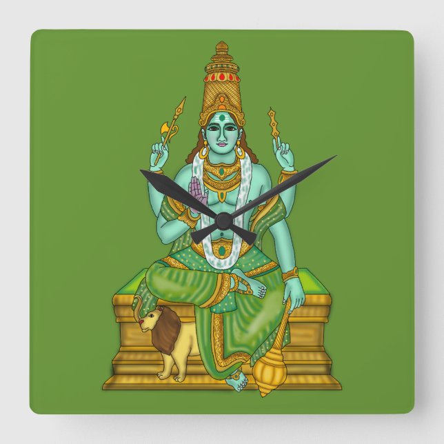 Lord Budh Dev Wall Clock (Front)