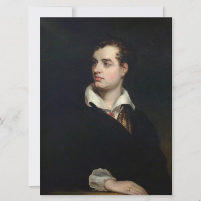 Lord Byron (by Laslett John Pott) Card (Front)