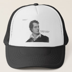 Lord Byron "Love W/O Wings" Quote Gifts & Tees Trucker Hat