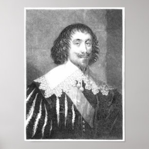 Lord Fairfax illustration Poster