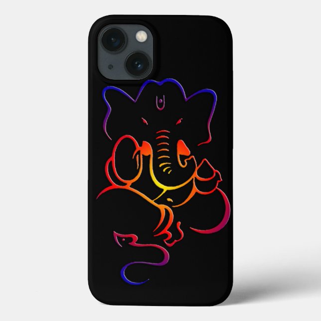 Lord Ganesh, Hindu God Apple Iphone Design Case (Back)