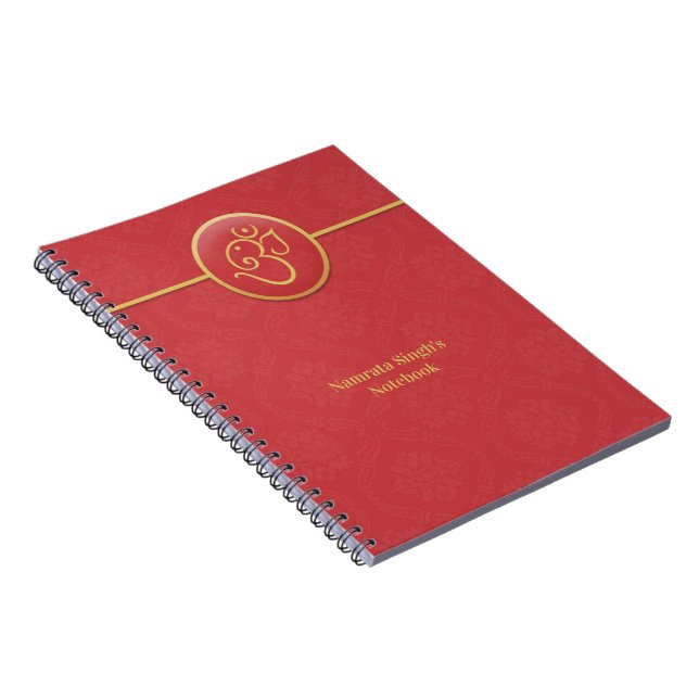 Lord Ganesh Hinduism Notebook (Right Side)