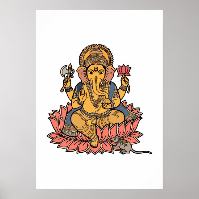 Lord Ganesh Poster (Front)