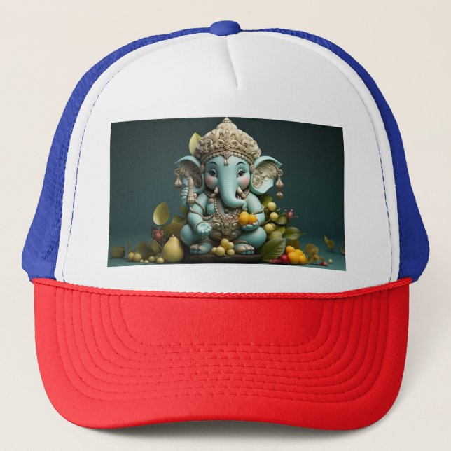 lord ganesh trucker hat (Front)