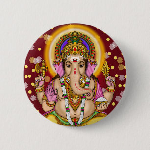 Lord Ganesha Button