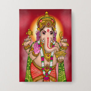 Lord Ganesha Button