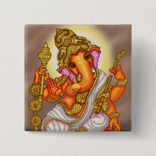 Lord Ganesha Button