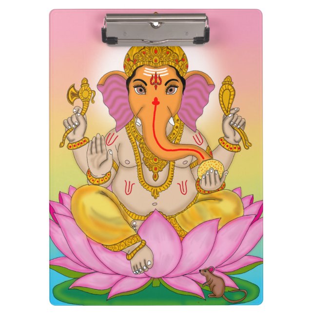 Lord Ganesha Clip Board (Front)