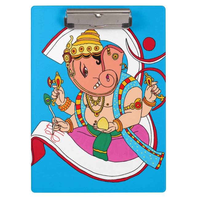 Lord Ganesha  Clipboard (Front)