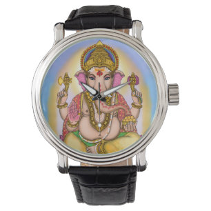 Lord Ganesha Decorative Wall Clock Watch
