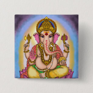 Lord Ganesha Designer Buttons
