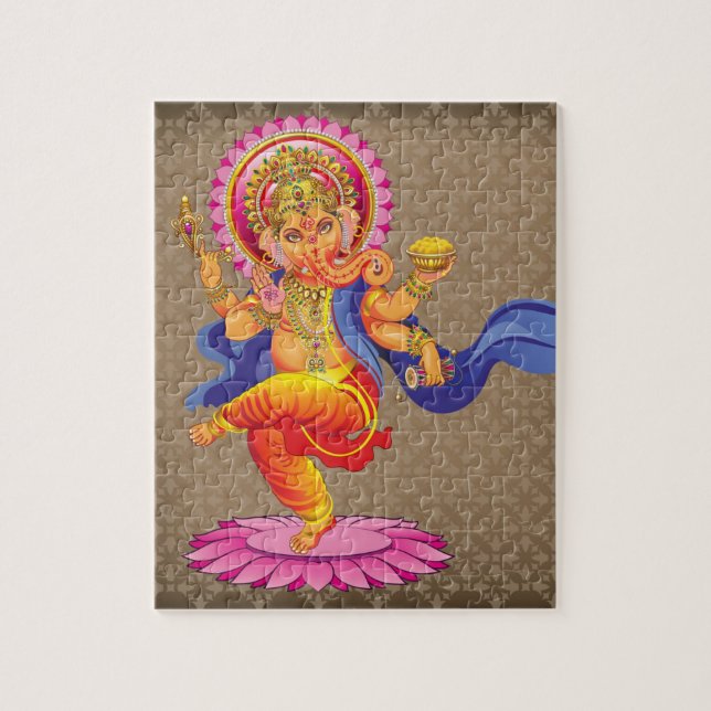 Lord Ganesha Hindu God Puzzle (Vertical)