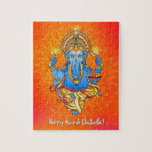 Lord Ganesha Hindu God Puzzle