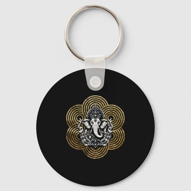 Lord Ganesha Key Ring (Back)