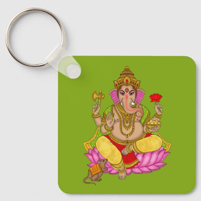 Lord Ganesha Keychain (Front)