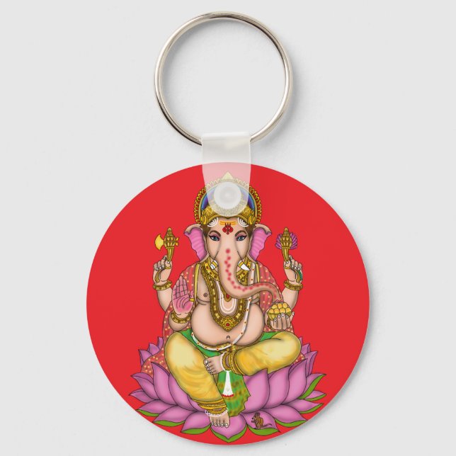 Lord Ganesha  Keychain  (Front)