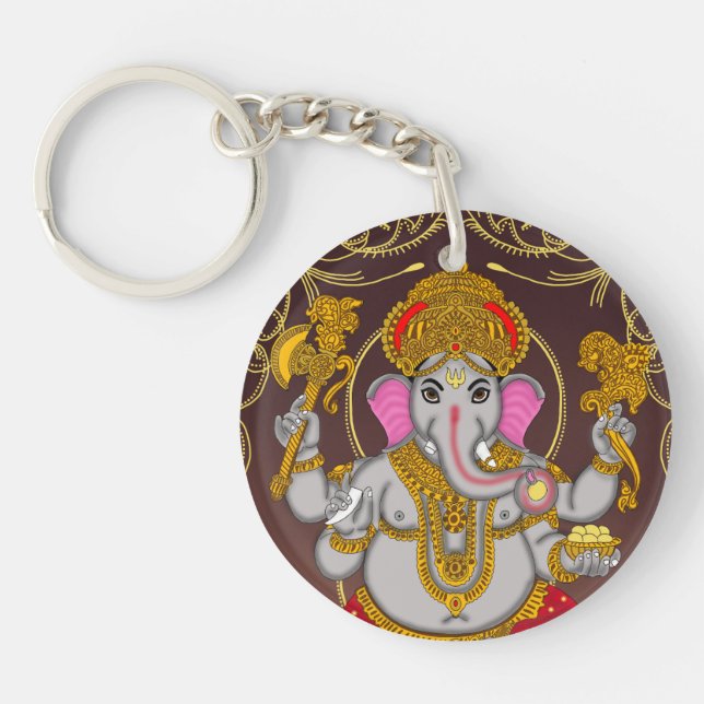 Lord Ganesha Keychain (Front)
